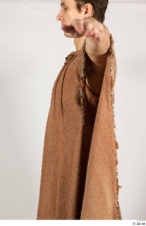  Photos Medieval Monk in brown suit 3 Medieval Monk Medieval clothing brown habit upper body 0004.jpg